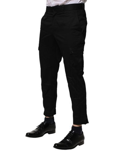 Cotton Dress Slim Formal Men's Pants - Dolce & Gabbana - Modalova