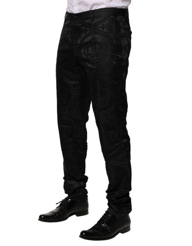 Cotton DG Crown Dress Men's Pants - Dolce & Gabbana - Modalova