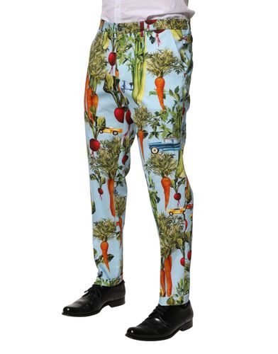Cotton Tapered Men Men's Pants - Dolce & Gabbana - Modalova