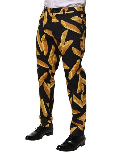 Pasta Print Tapered Men Men's Pants - Dolce & Gabbana - Modalova