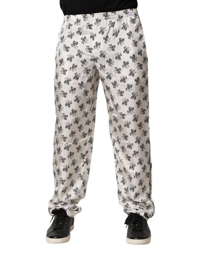 Floral Silk Casual Lounge Men's Pants - Dolce & Gabbana - Modalova