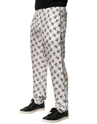 Floral Silk Casual Lounge Men's Pants - Dolce & Gabbana - Modalova