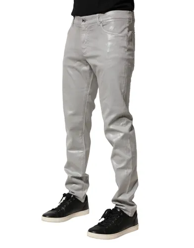 Cotton Stretch Slim Denim Men's Jeans - Dolce & Gabbana - Modalova