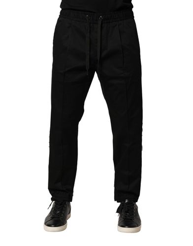 Cotton Mid Waist Jogger Men's Pants - Dolce & Gabbana - Modalova