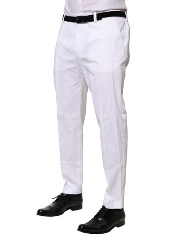 Cotton Dress Slim Formal Men's Pants - Dolce & Gabbana - Modalova