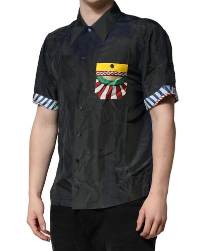 Silk Short Sleeves Men Casual Men's Shirt (Pre-Owned) - Dolce & Gabbana - Modalova