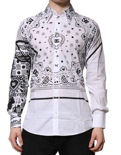 MARTINI Bandana Print Formal Men's Shirt (Pre-Owned) - Dolce & Gabbana - Modalova