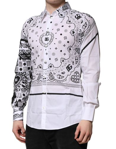 MARTINI Bandana Print Formal Men's Shirt (Pre-Owned) - Dolce & Gabbana - Modalova