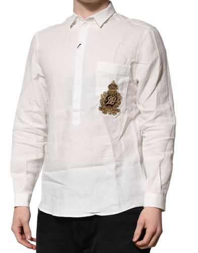 DG Crown Embellish Dress Formal Men's Shirt (Pre-Owned) - Dolce & Gabbana - Modalova