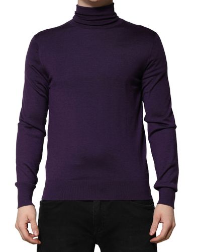 Cashmere Turtleneck Pullover Men's Sweater - Dolce & Gabbana - Modalova