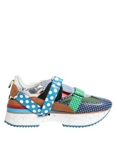 Leather Low Top Sneakers Men's Shoes - Dolce & Gabbana - Modalova