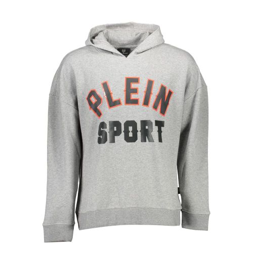 Grigio Cotton Men Men's Sweatshirt - Plein Sport - Modalova