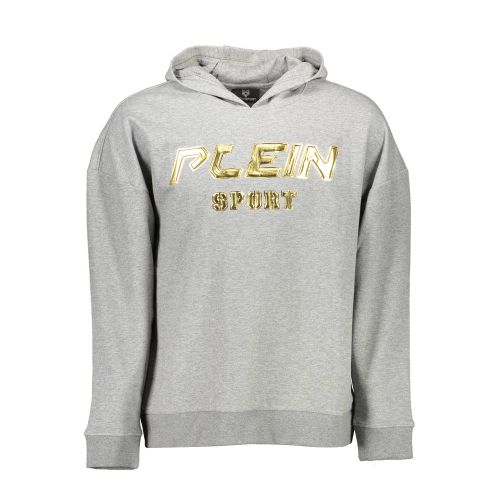 Grigio Cotton Men's Men's Sweatshirt - Plein Sport - Modalova