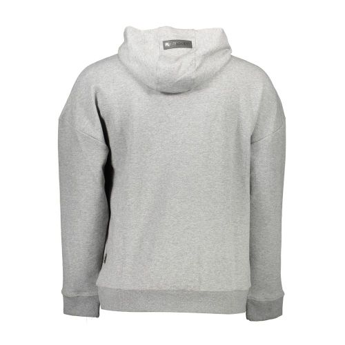 Grigio Cotton Men's Men's Sweatshirt - Plein Sport - Modalova
