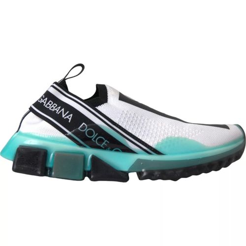 Blue Slip On Sorrento Men's Sneakers - Dolce & Gabbana - Modalova