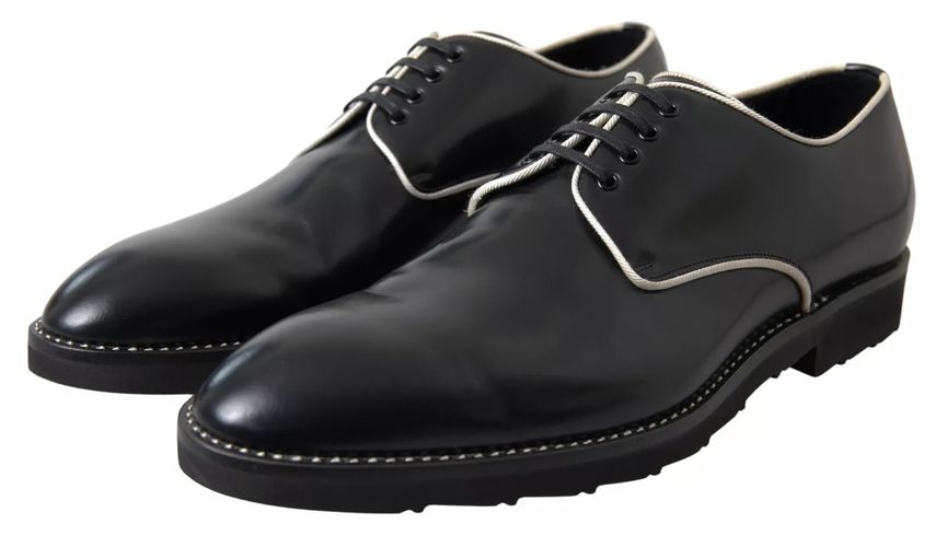 White Leather Formal Dress Men's Shoes - Dolce & Gabbana - Modalova