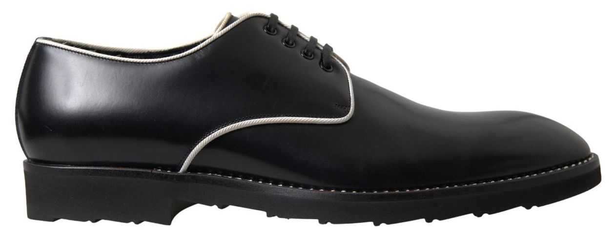 White Leather Formal Dress Men's Shoes - Dolce & Gabbana - Modalova