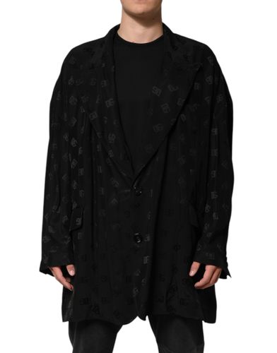 Polyester Logo Monogram Coat Men's Jacket (Pre-Owned) - Dolce & Gabbana - Modalova