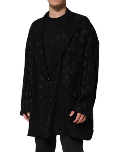 Polyester Logo Monogram Coat Men's Jacket (Pre-Owned) - Dolce & Gabbana - Modalova