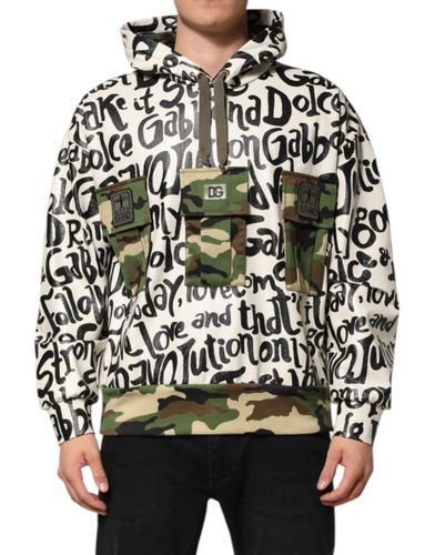 Hooded DGMania Sweatshirt Men's Sweater - Dolce & Gabbana - Modalova