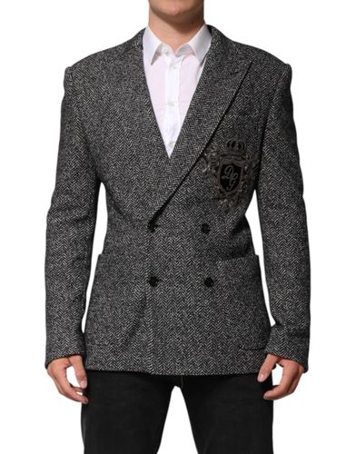 White Double Breasted Men Suit Men's Blazer - Dolce & Gabbana - Modalova