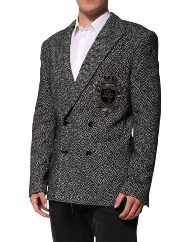 White Double Breasted Men Suit Men's Blazer - Dolce & Gabbana - Modalova