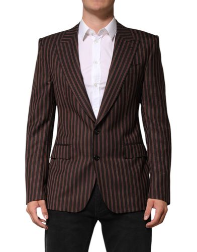 Stripe Single Breasted Men's Blazer - Dolce & Gabbana - Modalova