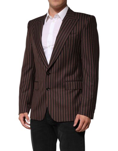 Stripe Single Breasted Men's Blazer - Dolce & Gabbana - Modalova