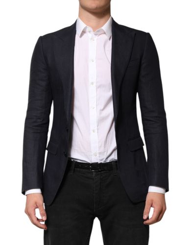 Dark Single Breasted Men Suit Men's Blazer (Pre-Owned) - Dolce & Gabbana - Modalova
