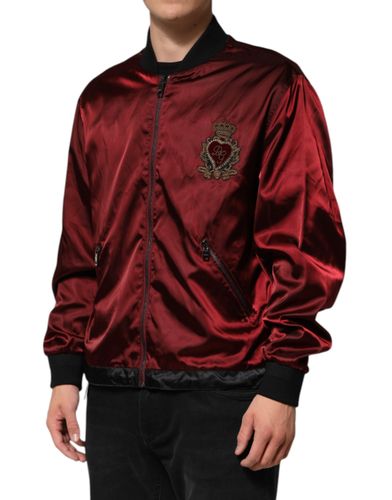 Nylon DG Crown Embroidery Men's Jacket (Pre-Owned) - Dolce & Gabbana - Modalova