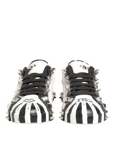 Studded Printed Low Top Sneakers Men's Shoes (Pre-Owned) - Dolce & Gabbana - Modalova