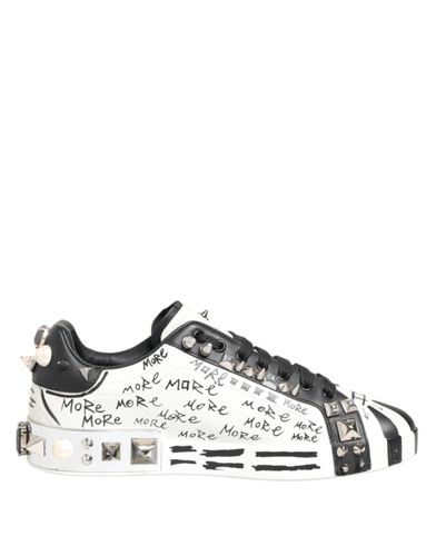 Studded Printed Low Top Sneakers Men's Shoes (Pre-Owned) - Dolce & Gabbana - Modalova