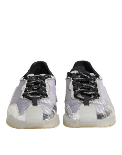 Black Silver NS1 Men Low Top Sneakers Men's Shoes (Pre-Owned) - Dolce & Gabbana - Modalova