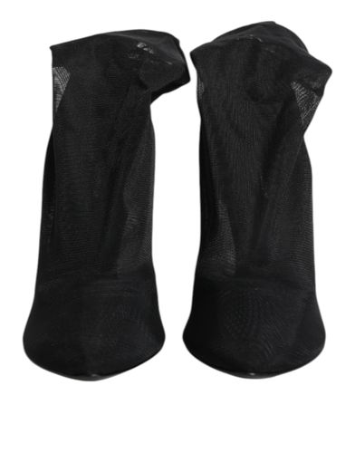 Silk Stretch Mesh Sock Boots Women's Shoes - Dolce & Gabbana - Modalova