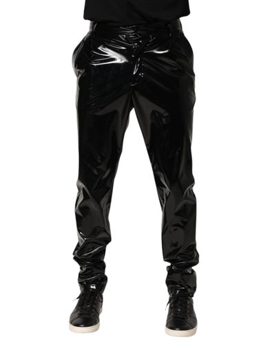 Polyester Mid Waist Men Trouser Men's Pants - Dolce & Gabbana - Modalova