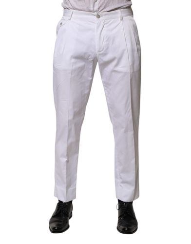 Cotton Dress Slim Formal Trouser Men's Pants (Pre-Owned) - Dolce & Gabbana - Modalova