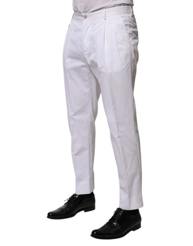 Cotton Dress Slim Formal Trouser Men's Pants (Pre-Owned) - Dolce & Gabbana - Modalova