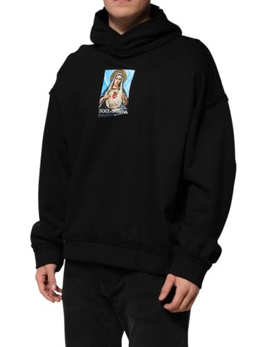 Printed Hoodie Crystal Embellished Men's Jacket - Dolce & Gabbana - Modalova