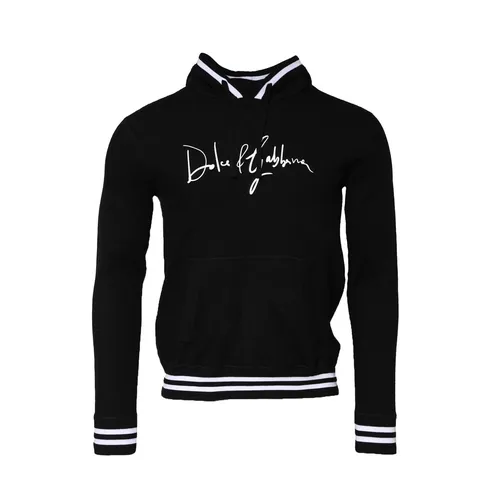 Hooded Logo Print Sweatshirt Men's Sweater (Pre-Owned) - Dolce & Gabbana - Modalova