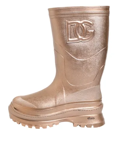 Rubber Pull On Rain Boots Women's Shoes - Dolce & Gabbana - Modalova