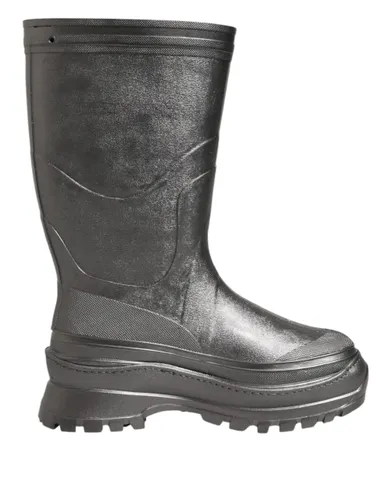Black Argento Pull On Rain Boots Women's Shoes (Pre-Owned) - Dolce & Gabbana - Modalova