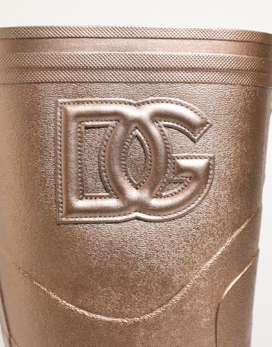 Rubber Pull On Rain Boots Women's Shoes - Dolce & Gabbana - Modalova