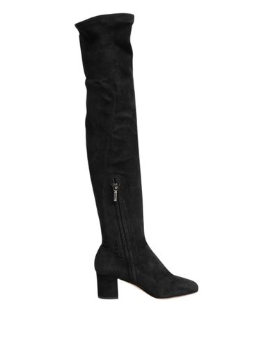 Suede Leather Knee High Boots Women's Shoes - Dolce & Gabbana - Modalova