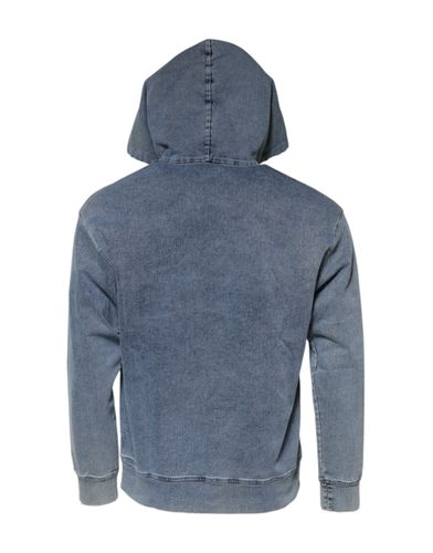 Cotton Blend Hooded Sweatshirt Men's Sweater - Dolce & Gabbana - Modalova