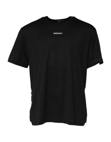 Camouflage Crew Neck Men's T-shirt - Dolce & Gabbana - Modalova