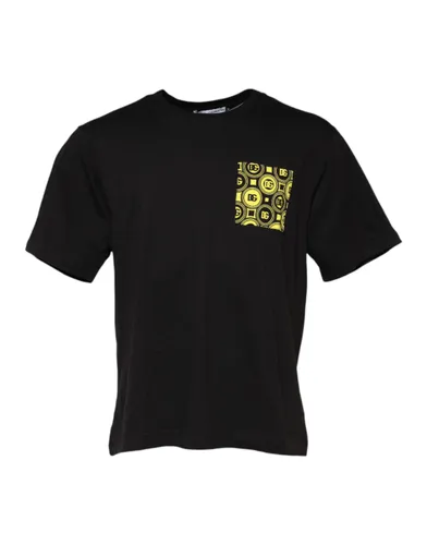 Minimalist Cotton Crew Neck Men's T-shirt - Dolce & Gabbana - Modalova