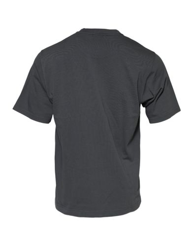 Logo Graphic Cotton Crew Neck Men's T-shirt (Pre-Owned) - Dolce & Gabbana - Modalova
