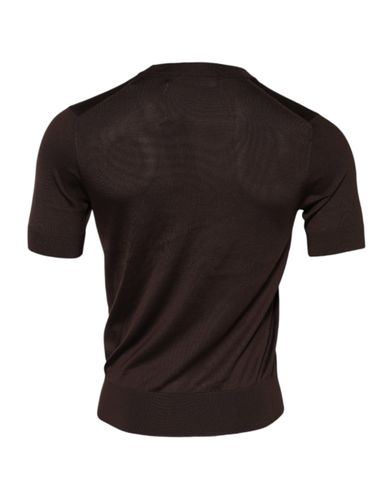 Silk Crew Neck Short Sleeves Men's T-shirt (Pre-Owned) - Dolce & Gabbana - Modalova