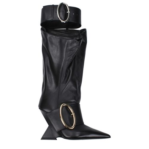 Leather Women's Boots - The Attico - Modalova