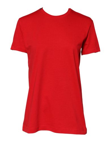 Plain Short Sleeves Crew Neck Top Women's T-shirt (Pre-Owned) - Dolce & Gabbana - Modalova